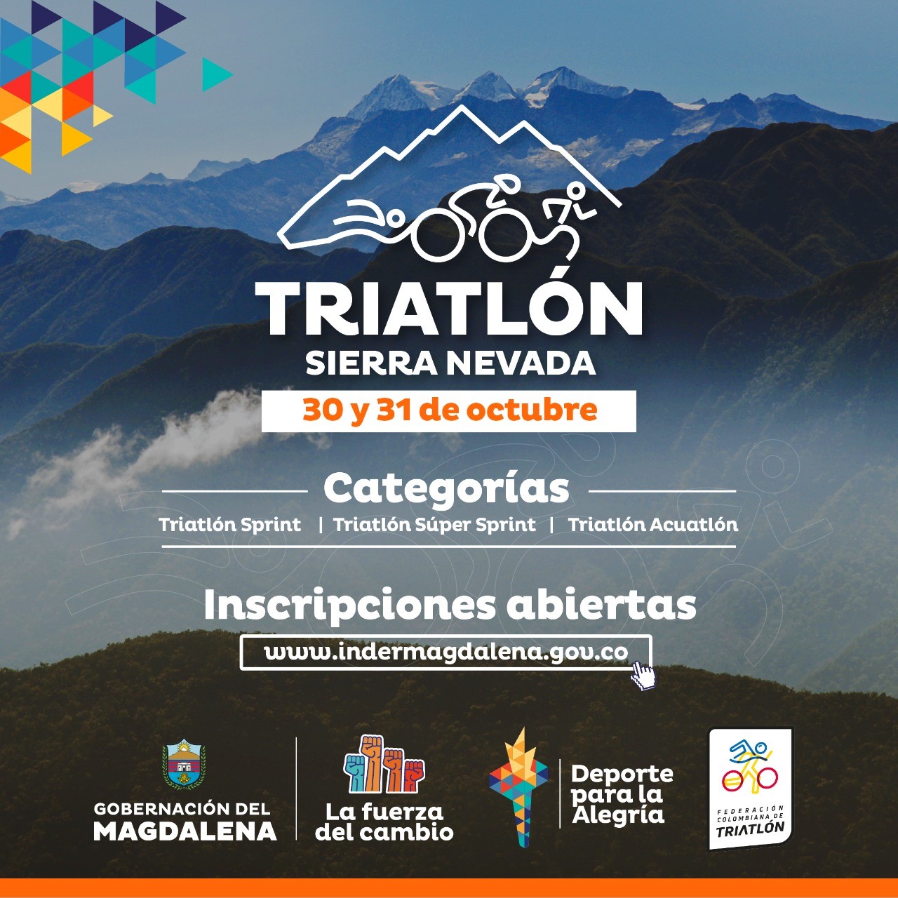 El Magdalena será epicentro de la 1a Triatlón departamental Sierra